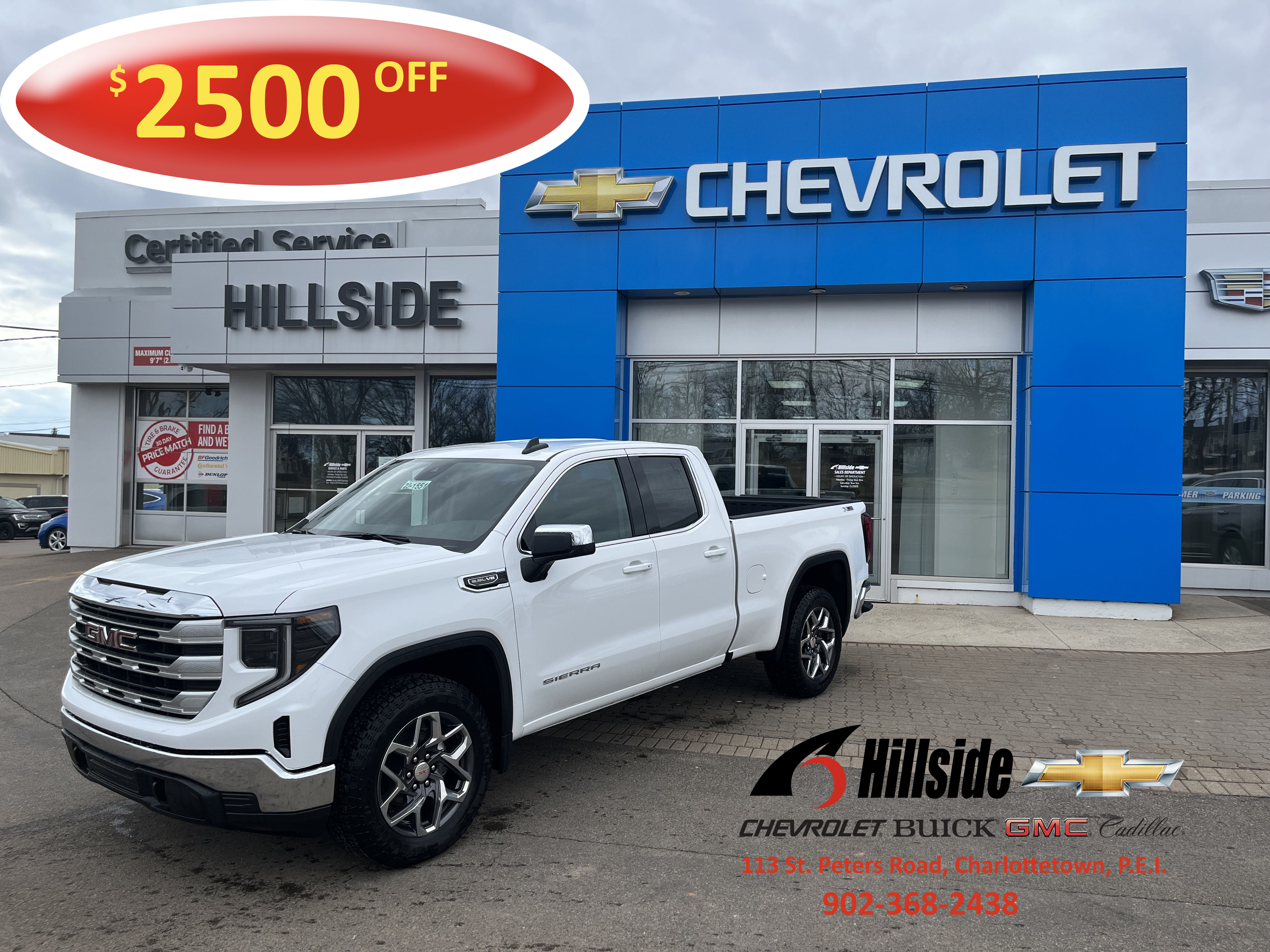 New 2023 GMC Sierra 1500 SLE Extended Cab Pickup in Charlottetown ...